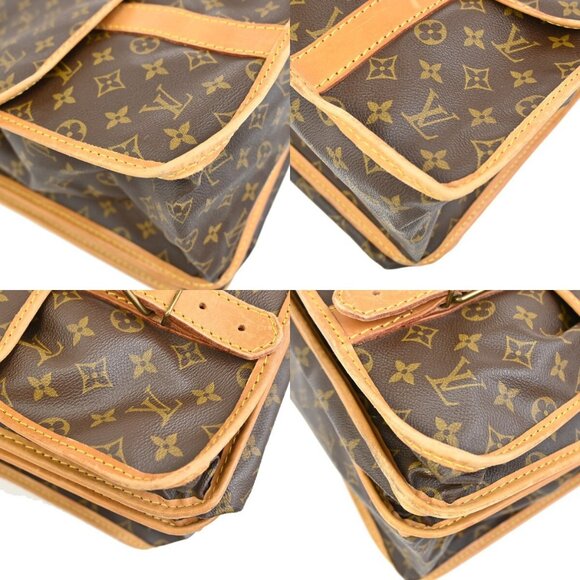 LOUIS VUITTON LV Sac Kleber Shoulder Bag Monogram Leather Brown 13FB539 - Picture 4 of 16